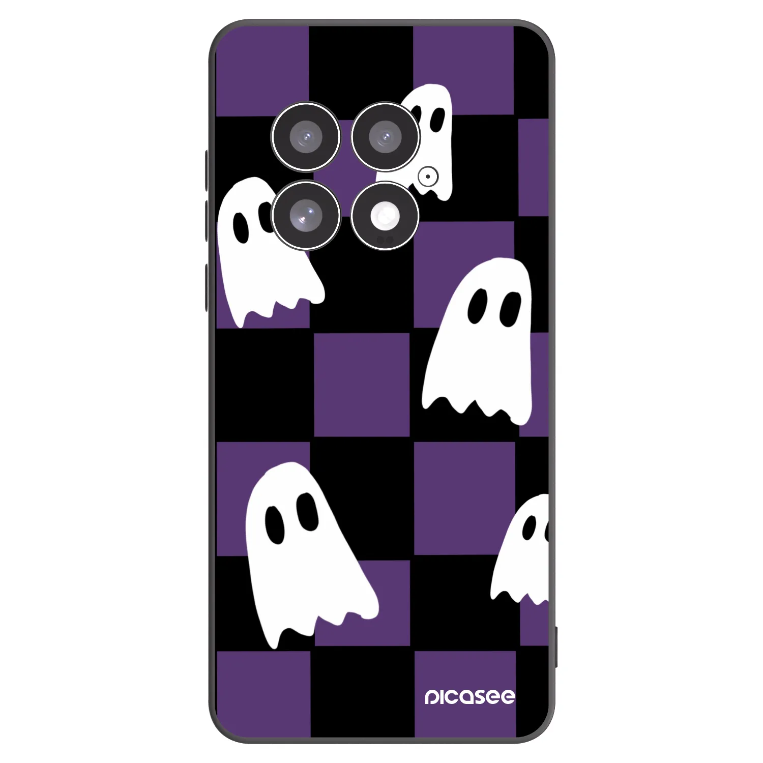 Picasee silikónový čierny obal pre OnePlus 13 5G - Ghosts