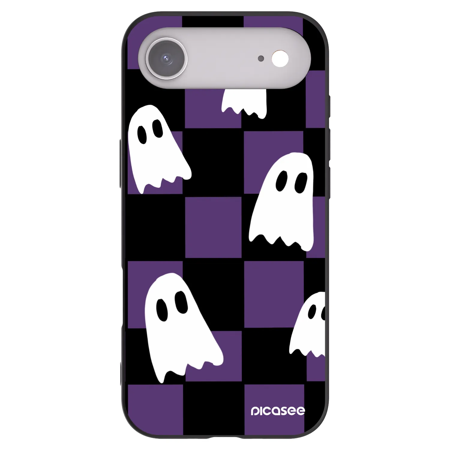 Picasee silikónový čierny obal pre Apple iPhone Air - Ghosts