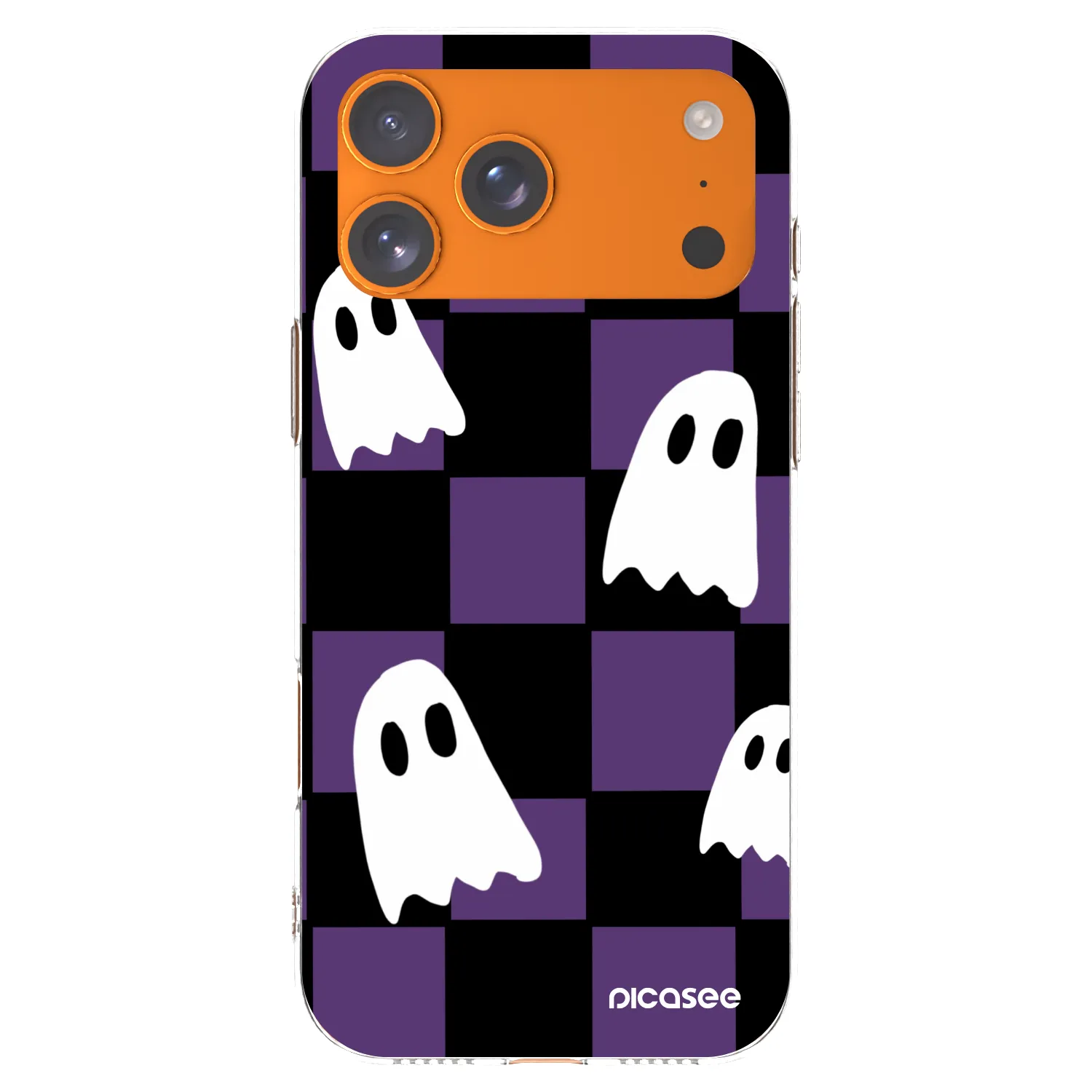 Picasee silikónový prehľadný obal pre Apple iPhone 17 Pro Max - Ghosts