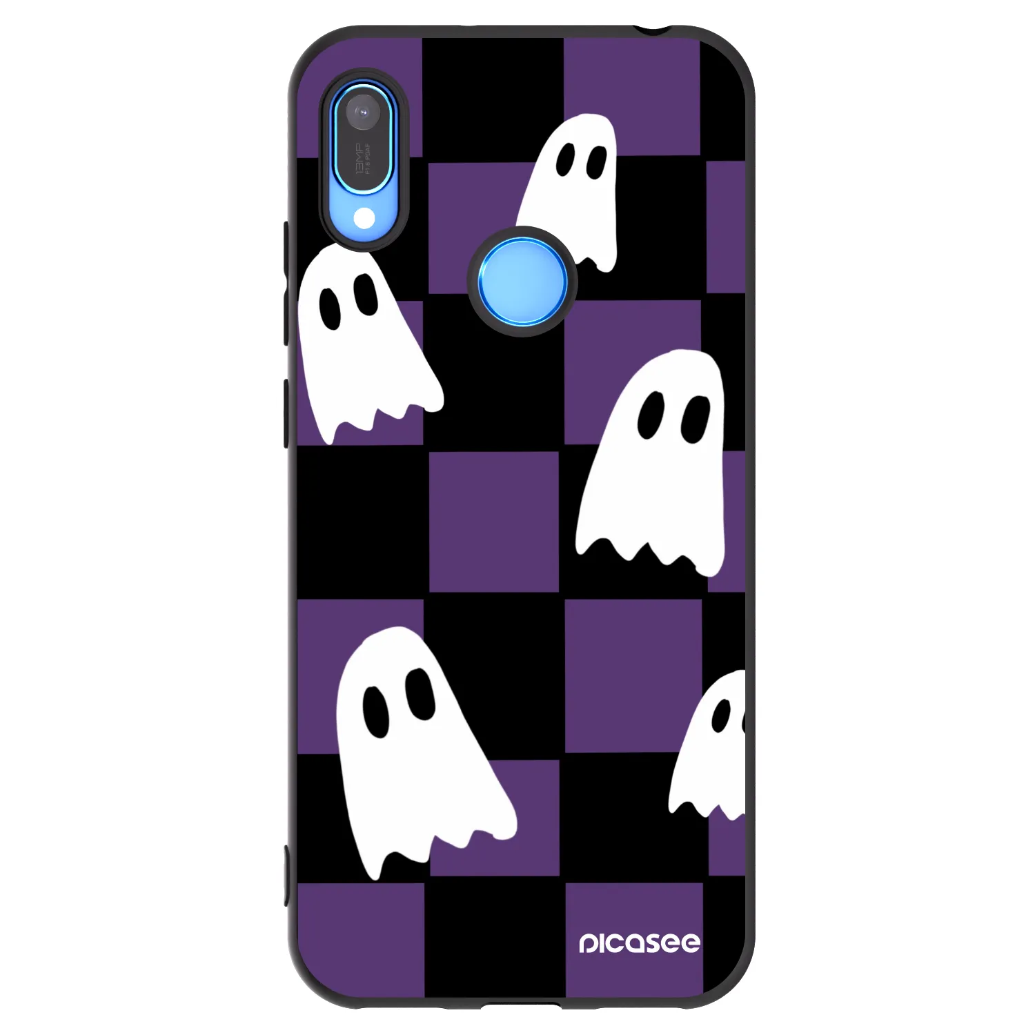 Picasee silikónový čierny obal pre Huawei Y6 2019 - Ghosts