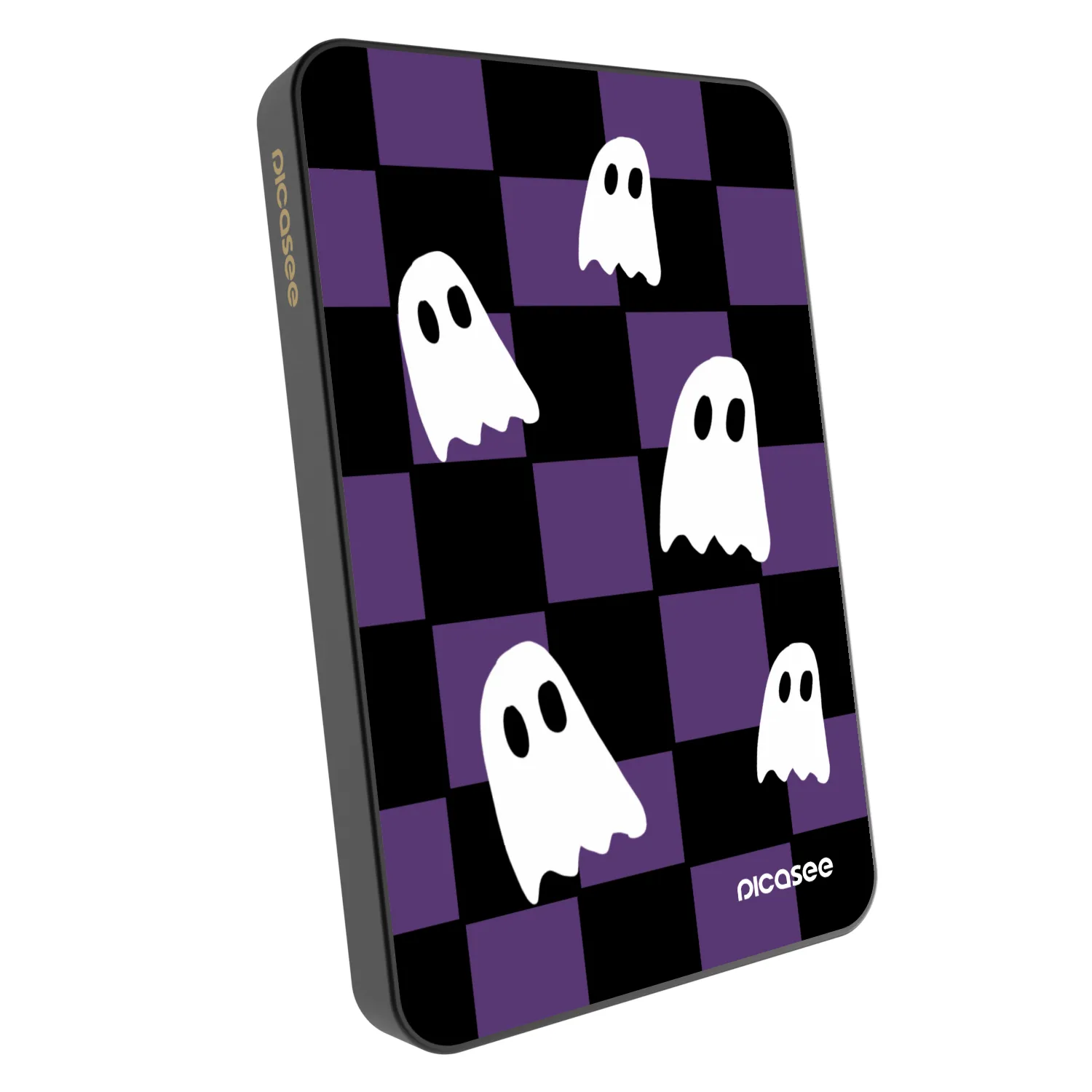 Picasee Powerbanka s MagSafe 5 000 mAh Šedá - Ghosts