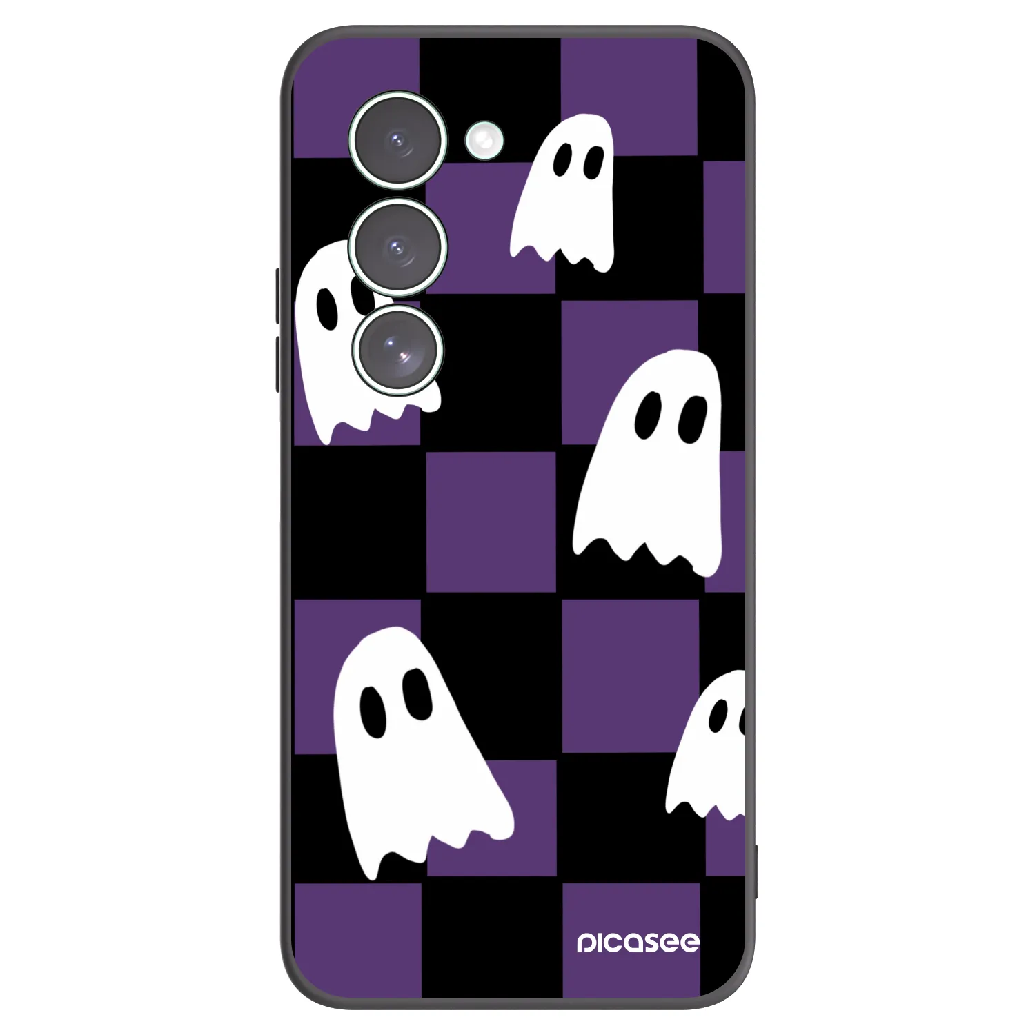 Picasee silikónový čierny obal pre Xiaomi Redmi 15 5G - Ghosts