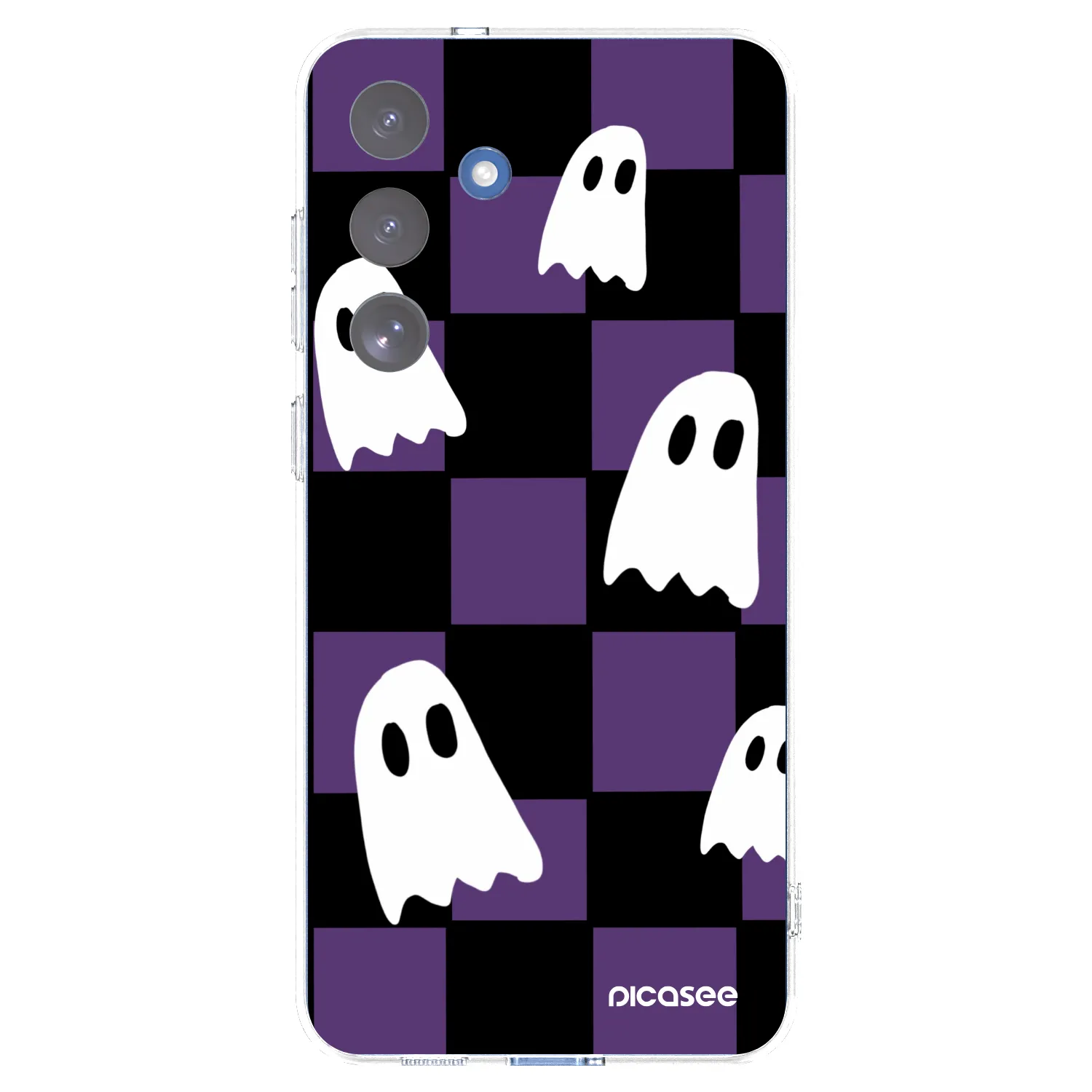 Picasee silikónový prehľadný obal pre Samsung Galaxy S25 FE 5G - Ghosts
