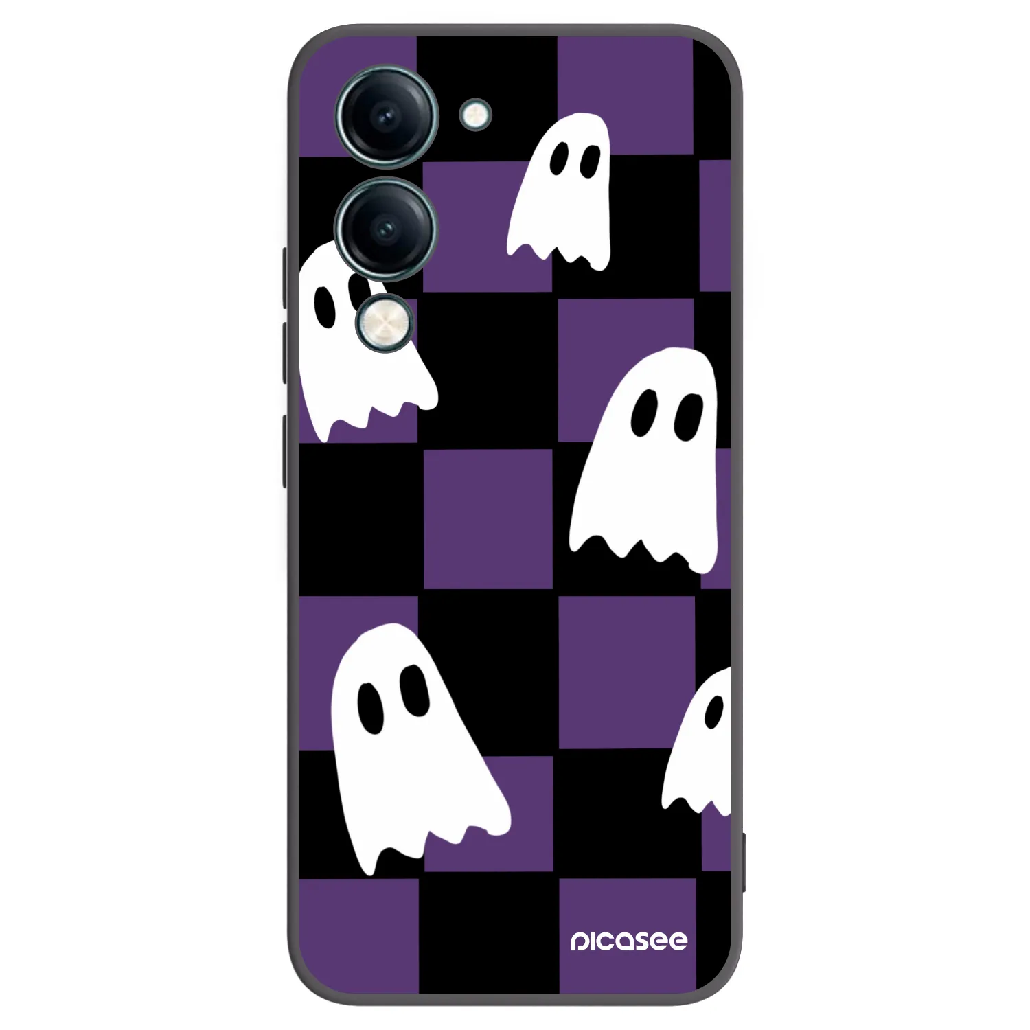 Picasee silikónový čierny obal pre Vivo Y29s 5G - Ghosts