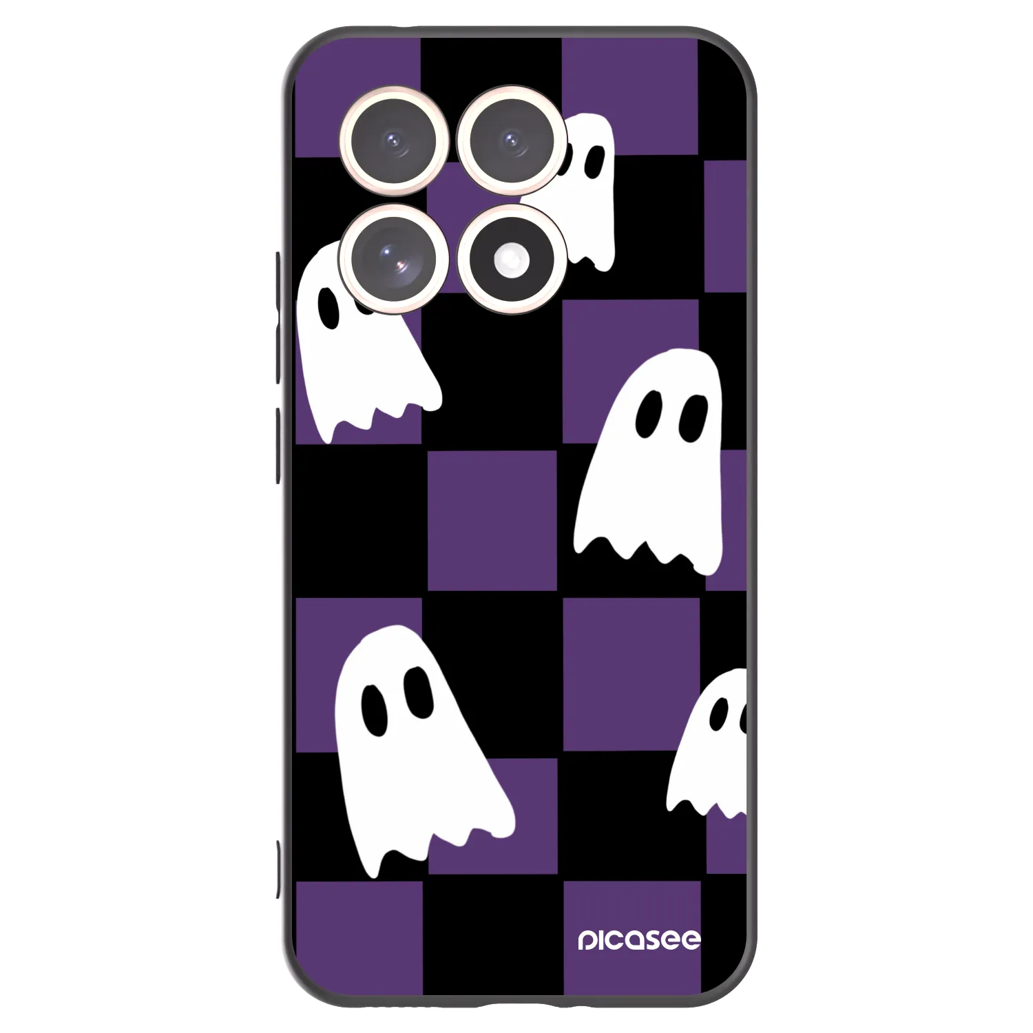 Picasee silikónový čierny obal pre Xiaomi 15T - Ghosts