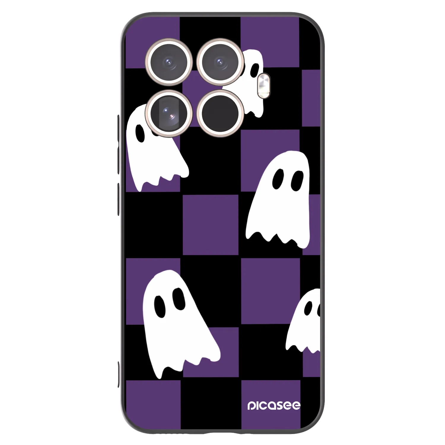Picasee silikónový čierny obal pre Xiaomi 15T Pro - Ghosts