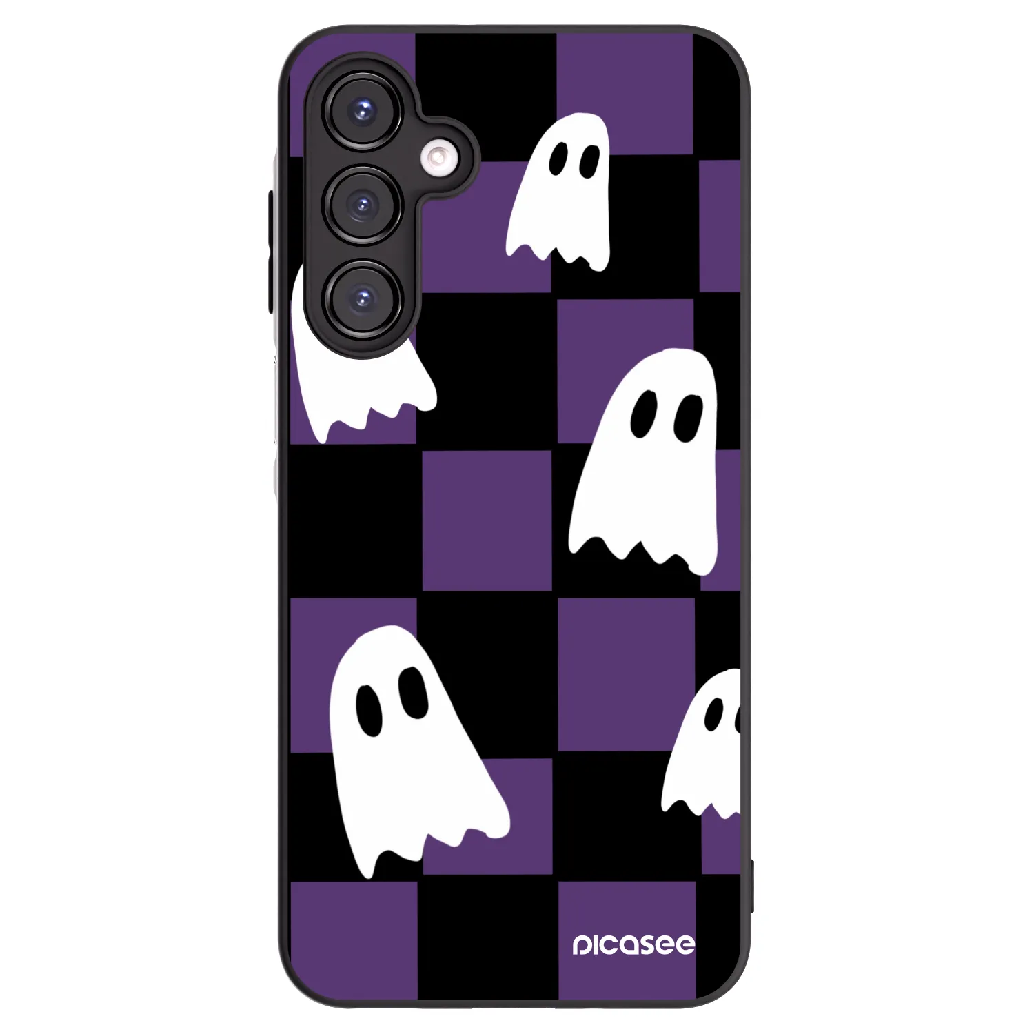 Picasee silikónový čierny obal pre Samsung Galaxy A16 4G - Ghosts