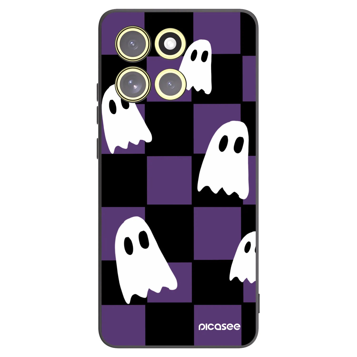 Picasee silikónový čierny obal pre Motorola Moto G86 Power 5G - Ghosts