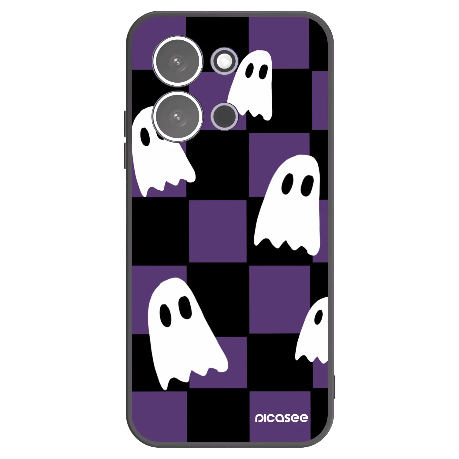 Picasee silikónový čierny obal pre Xiaomi Redmi 15C 5G - Ghosts