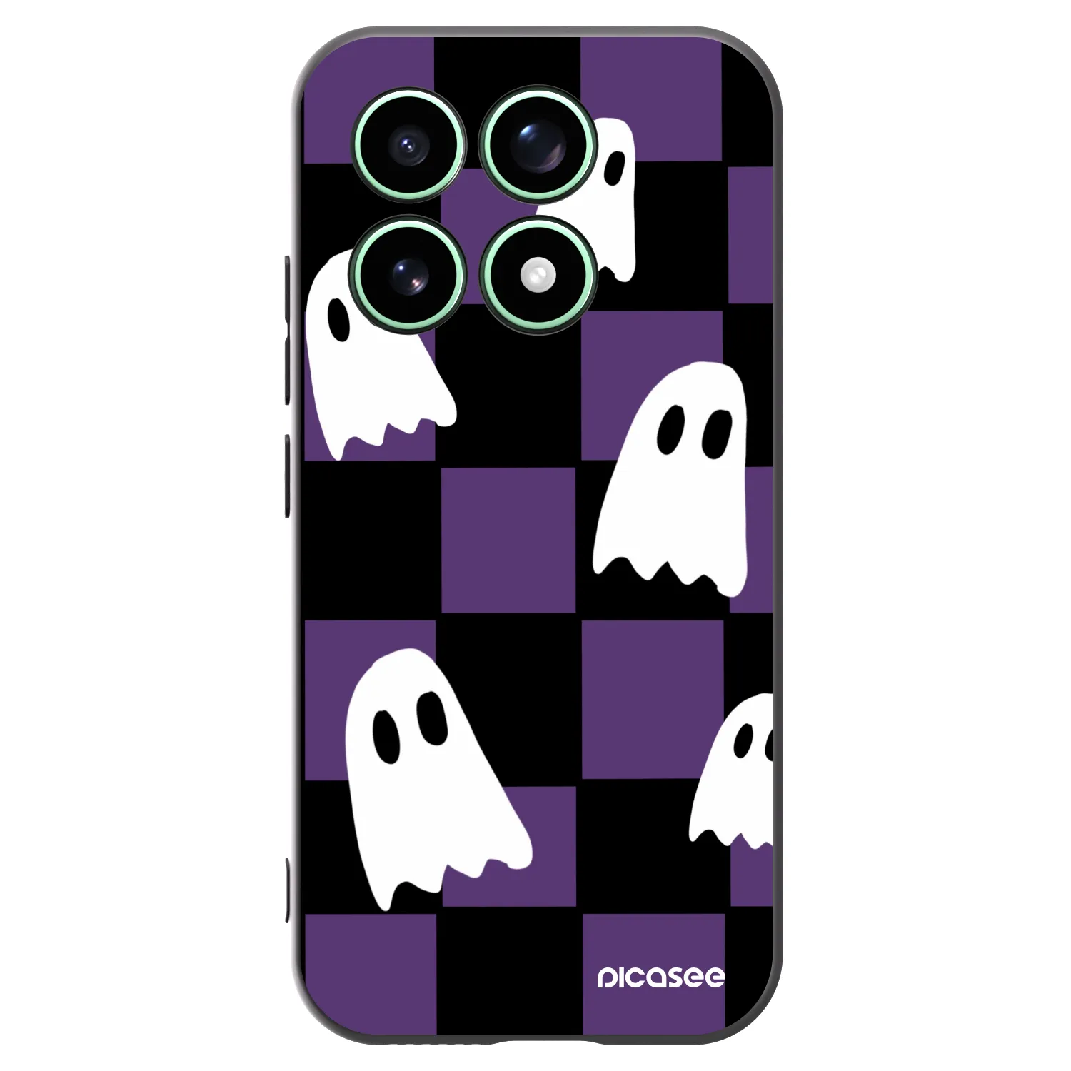 Picasee silikónový čierny obal pre Xiaomi 17 - Ghosts