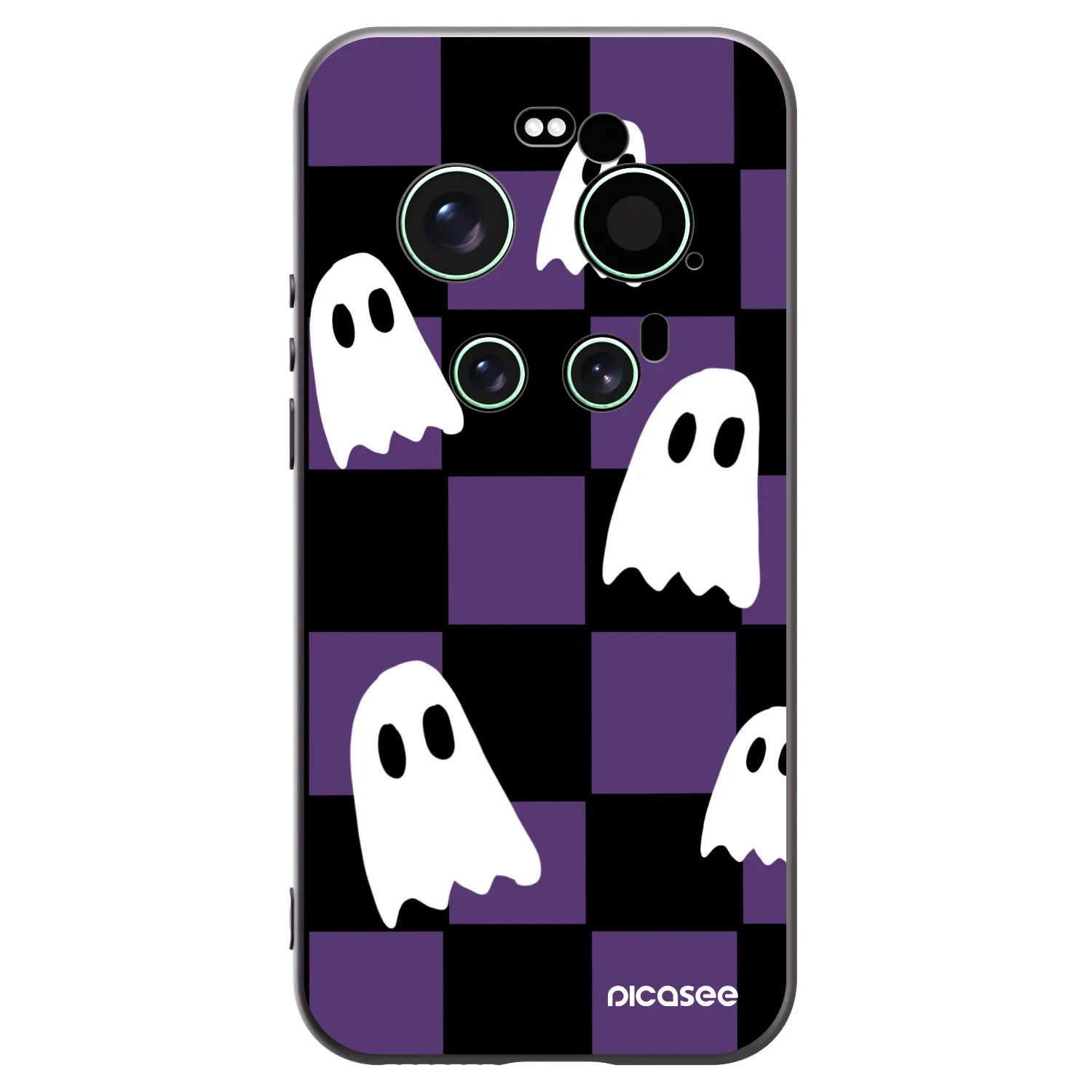 Picasee silikónový čierny obal pre Xiaomi 17 Ultra - Ghosts