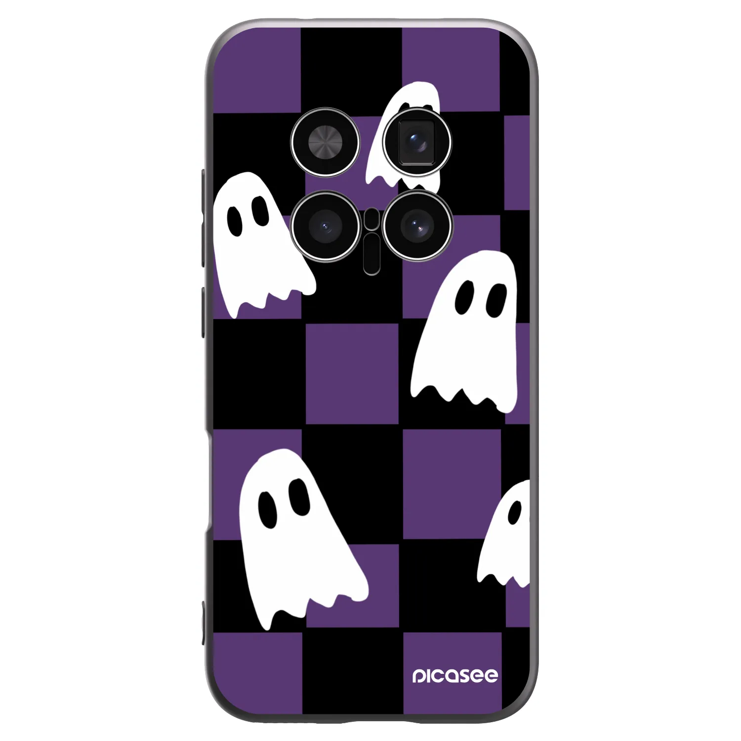 Picasee silikónový čierny obal pre Honor Magic8 Pro 5G - Ghosts