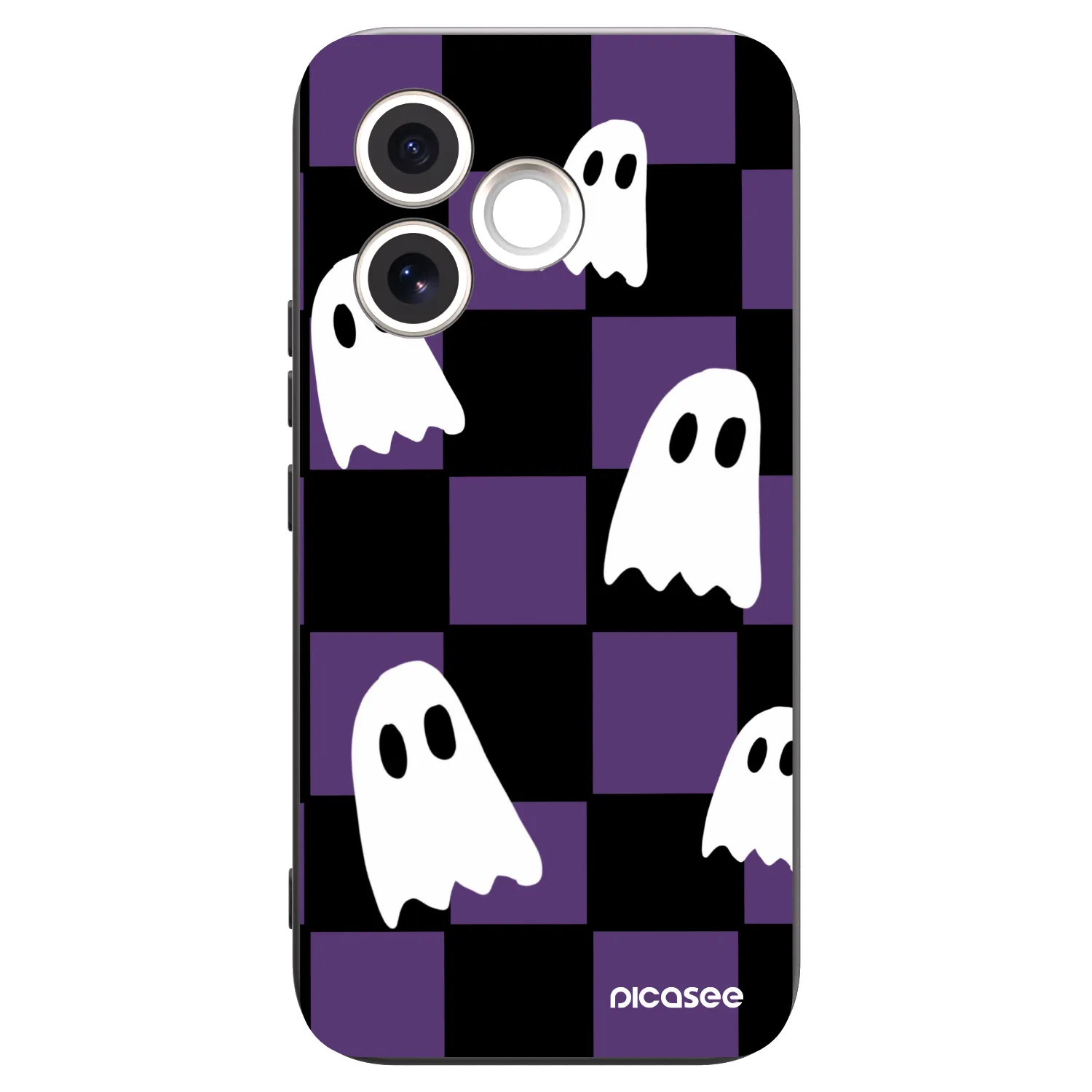 Picasee silikónový čierny obal pre Honor 600 Lite - Ghosts