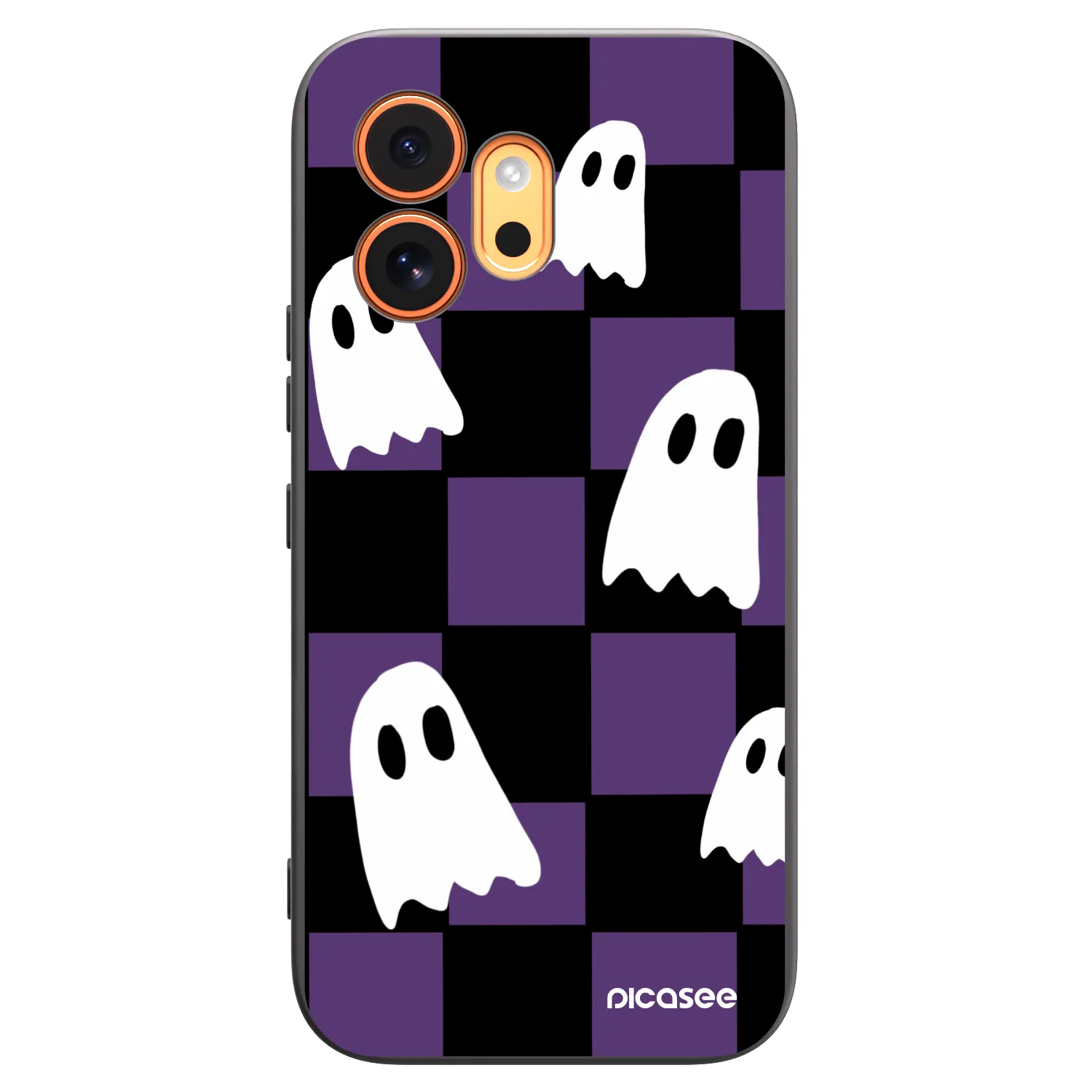 Picasee silikónový čierny obal pre Honor 600 - Ghosts
