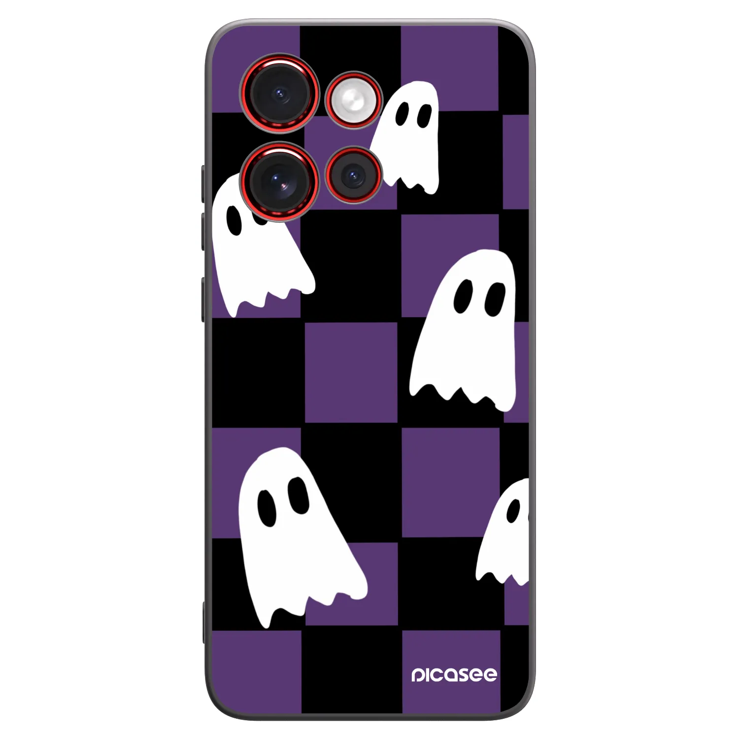 Picasee silikónový čierny obal pre Motorola Edge 60 Neo 5G - Ghosts