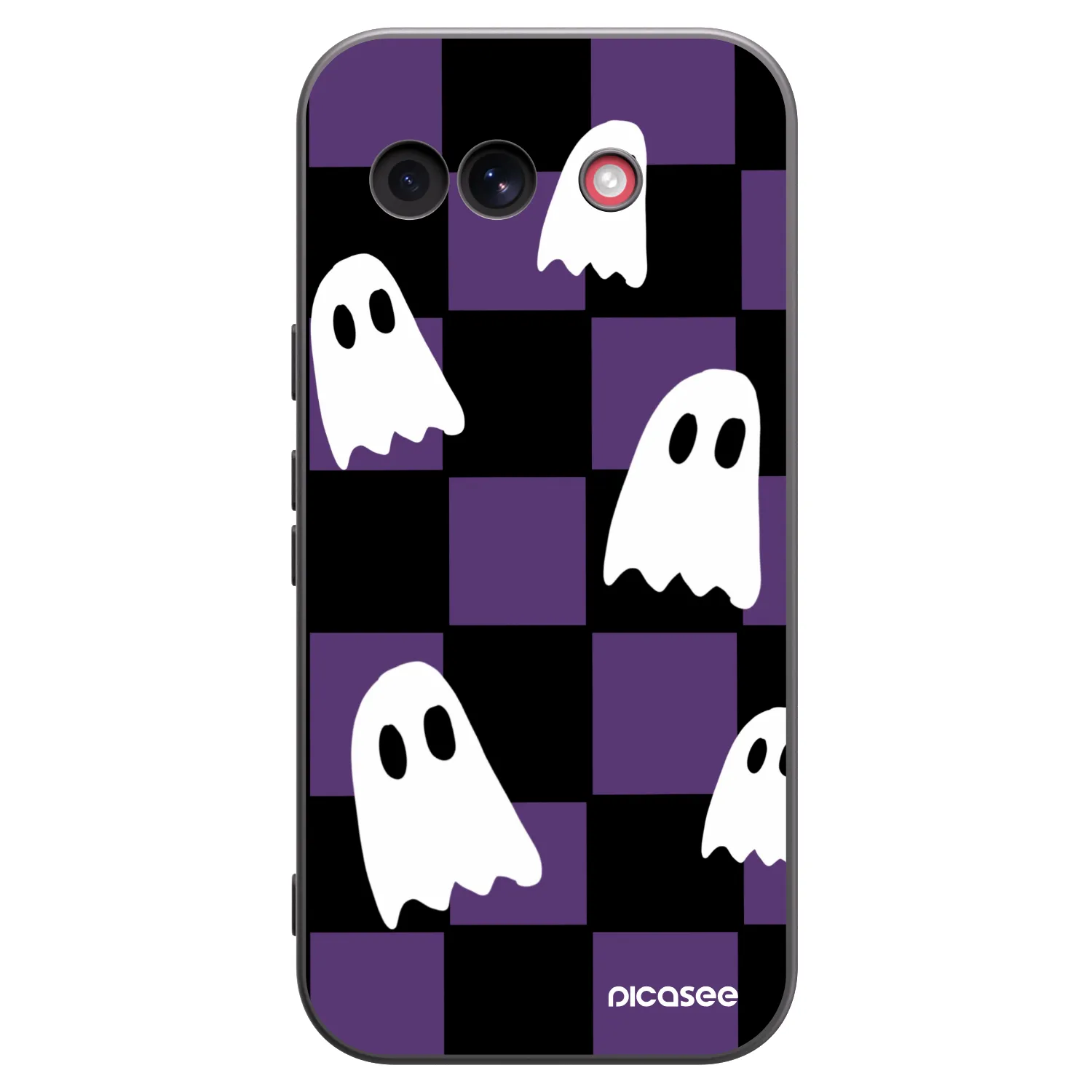 Picasee silikónový čierny obal pre Google Pixel 10a - Ghosts