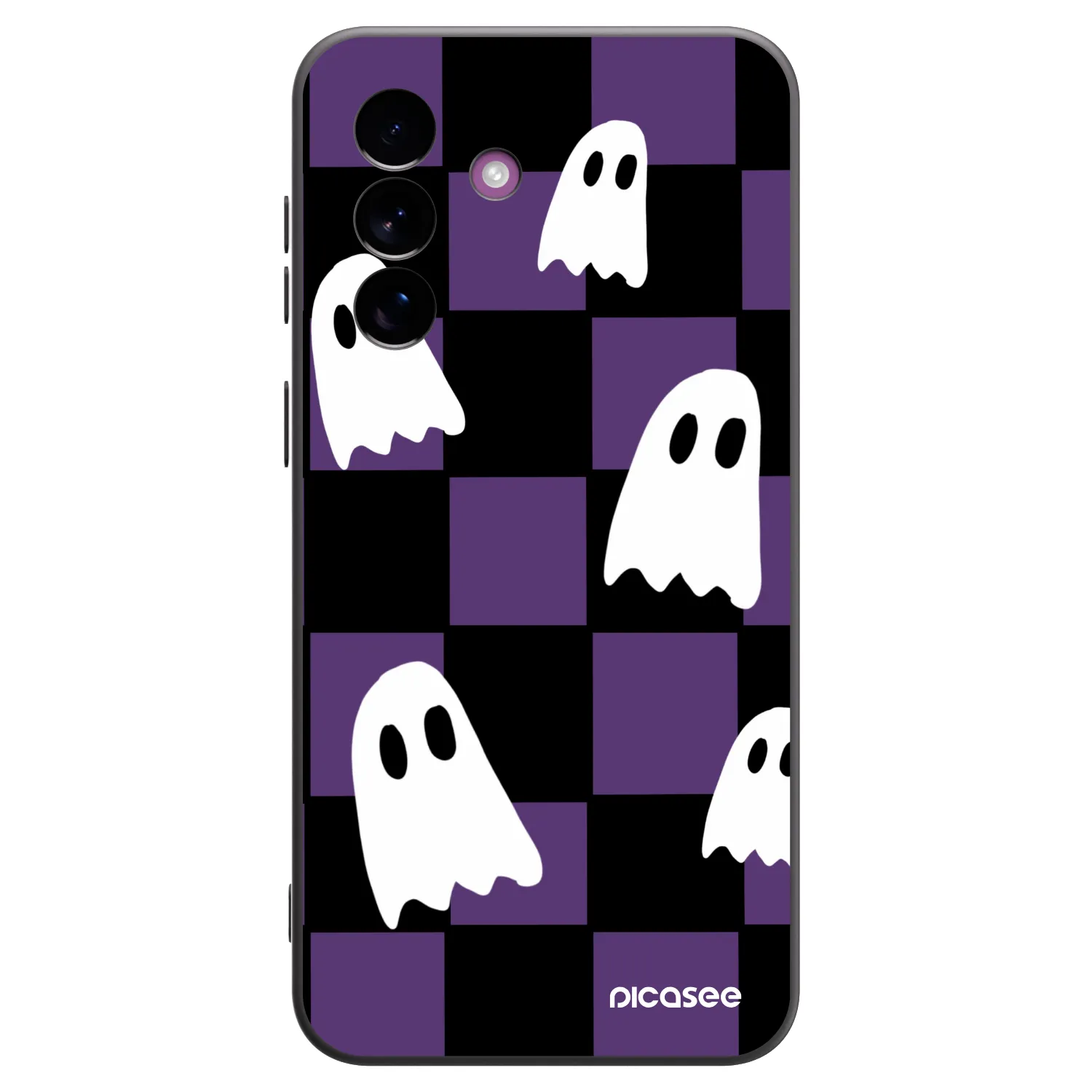 Picasee silikónový čierny obal pre Samsung Galaxy A37 - Ghosts