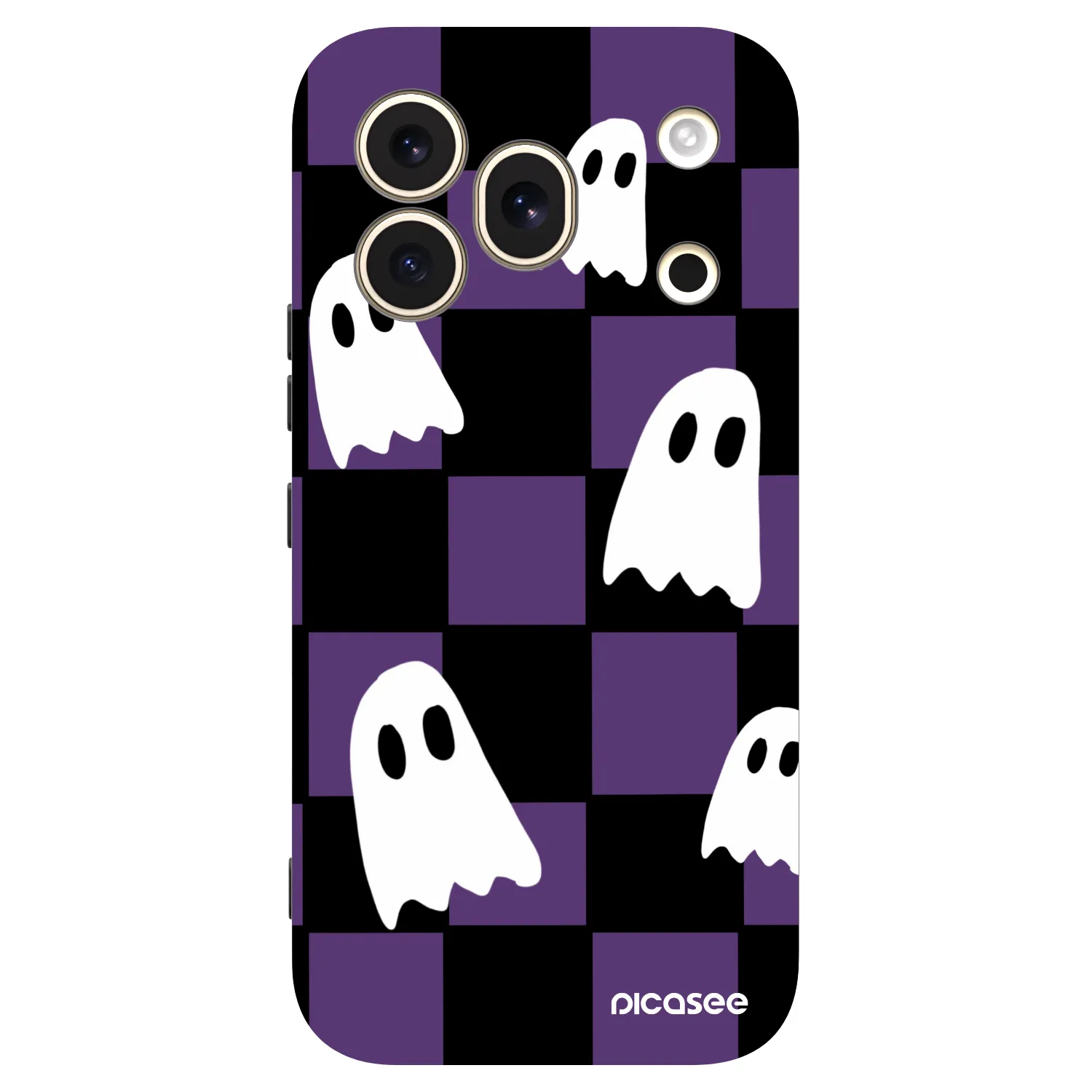 Picasee silikónový čierny obal pre Honor 600 Pro - Ghosts
