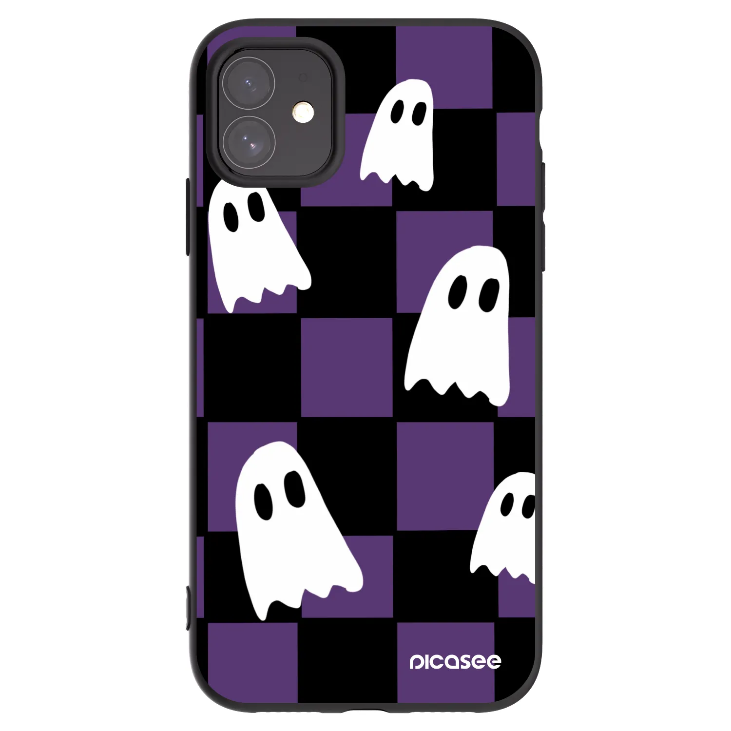 Picasee silikónový čierny obal pre Apple iPhone 11 - Ghosts