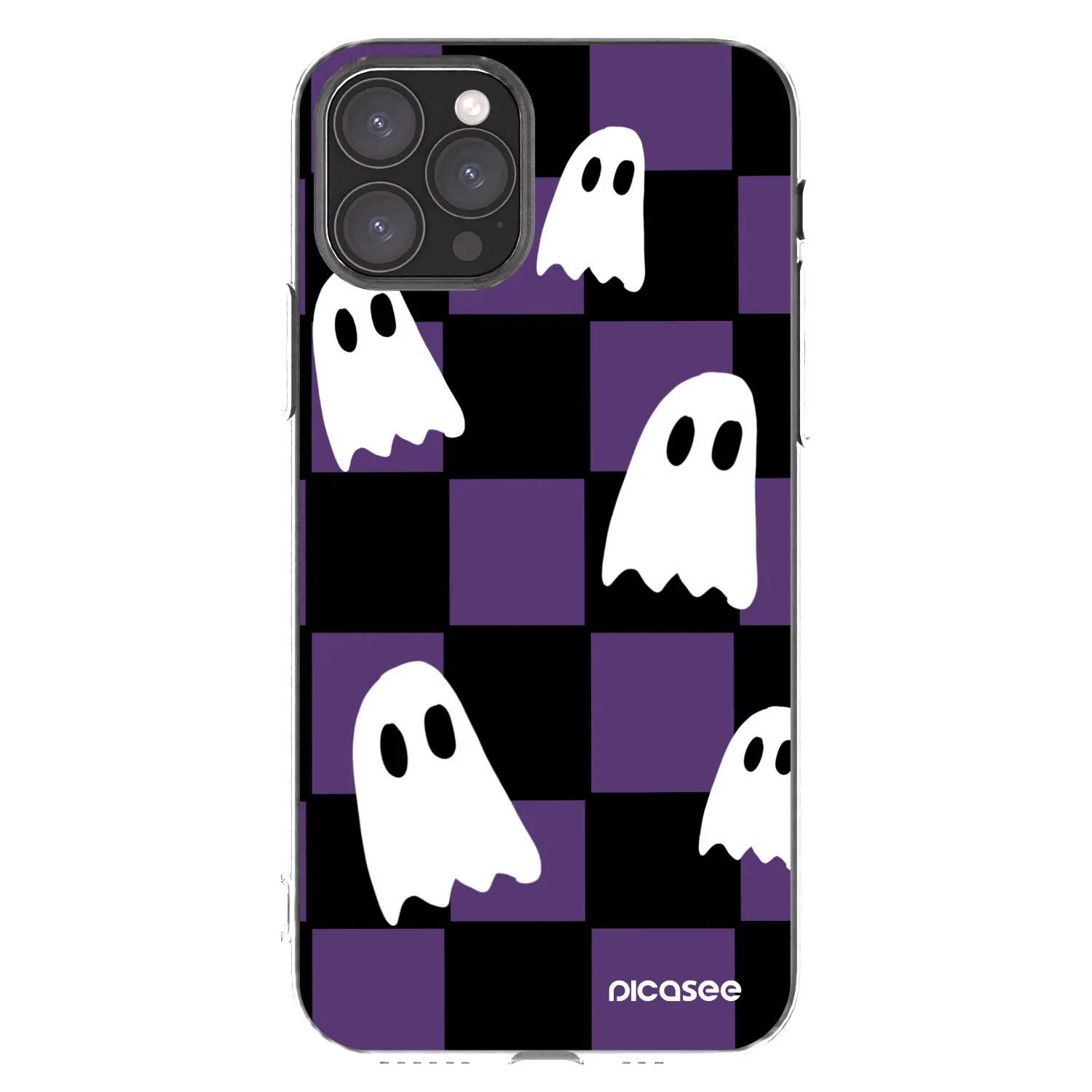 Picasee silikónový prehľadný obal pre Apple iPhone 11 Pro - Ghosts