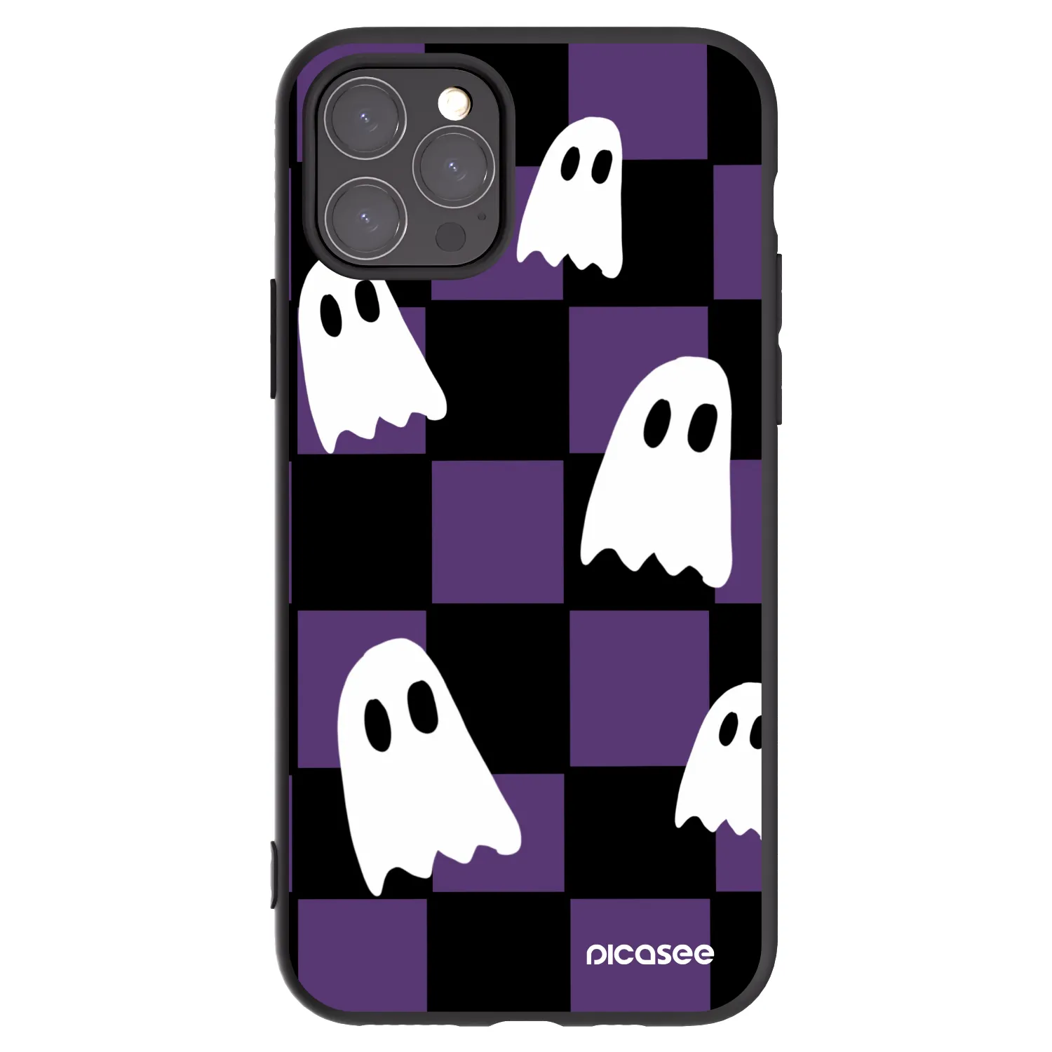 Picasee silikónový čierny obal pre Apple iPhone 11 Pro - Ghosts