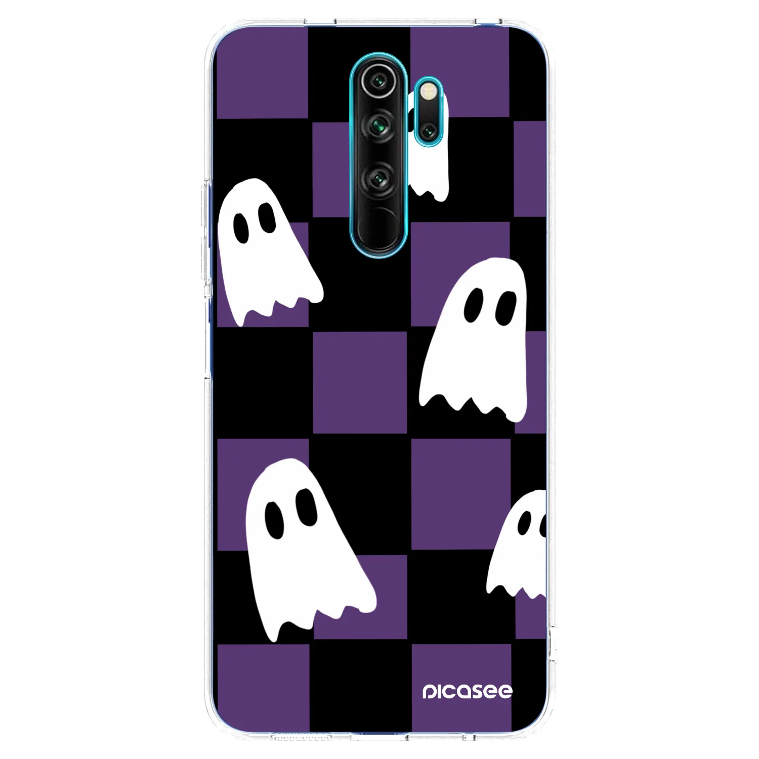 Picasee silikónový prehľadný obal pre Xiaomi Redmi Note 8 Pro - Ghosts