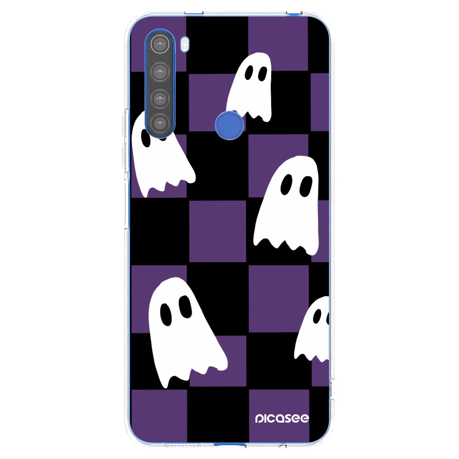 Picasee silikónový prehľadný obal pre Xiaomi Redmi Note 8T - Ghosts