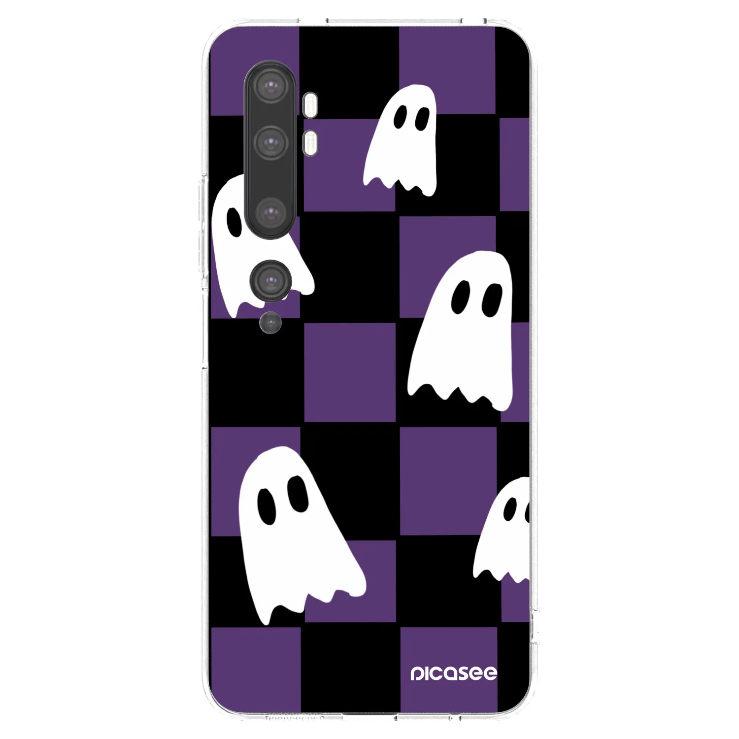 Picasee silikónový prehľadný obal pre Xiaomi Mi Note 10 (Pro) - Ghosts