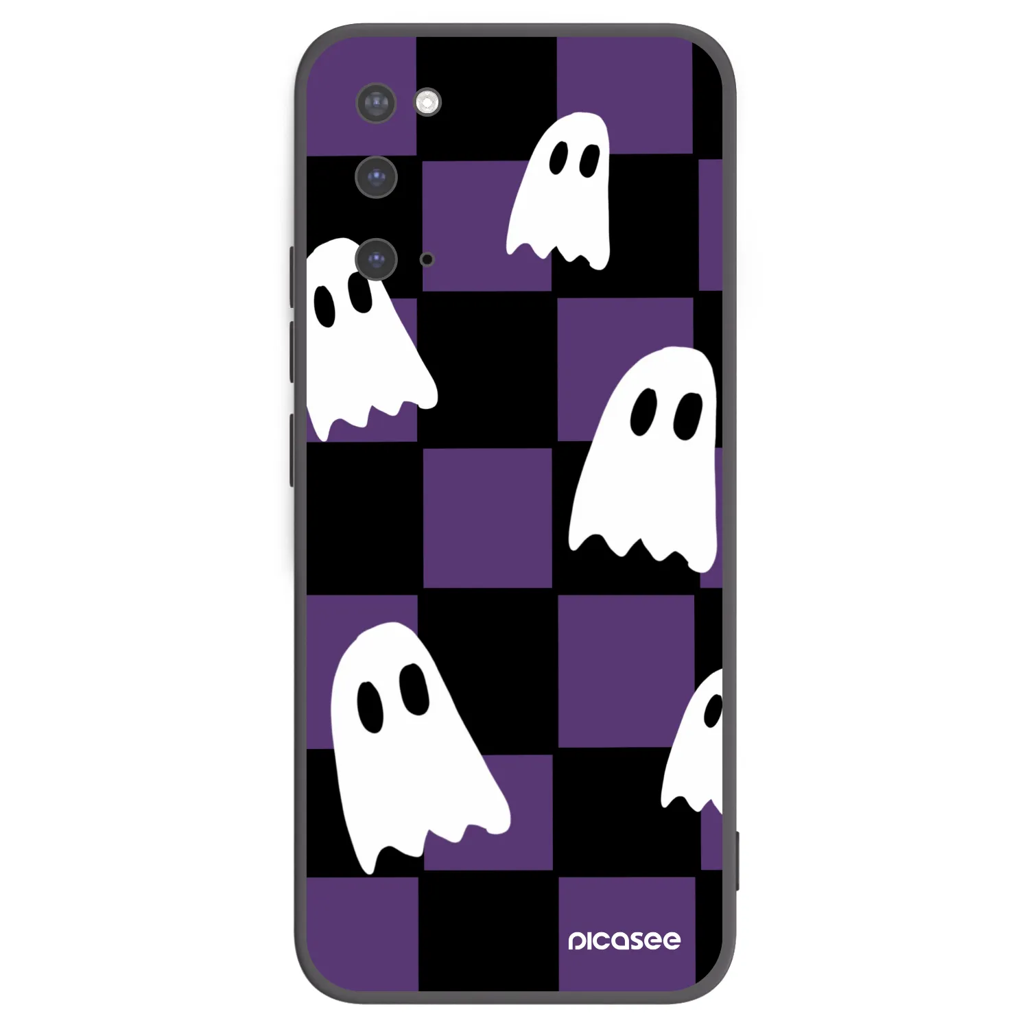 Picasee silikónový čierny obal pre Samsung Galaxy S20 G980F - Ghosts