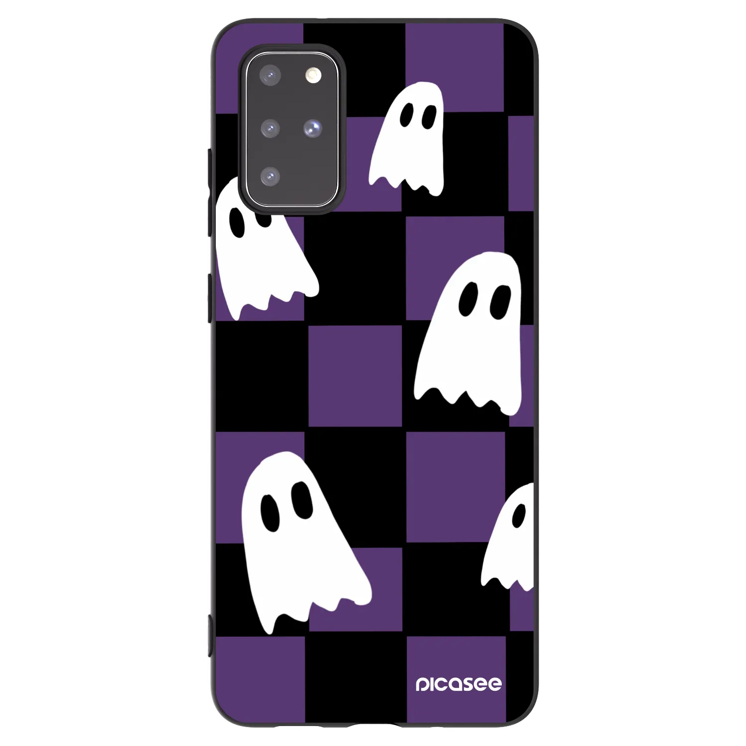 Picasee silikónový čierny obal pre Samsung Galaxy S20+ G985F - Ghosts