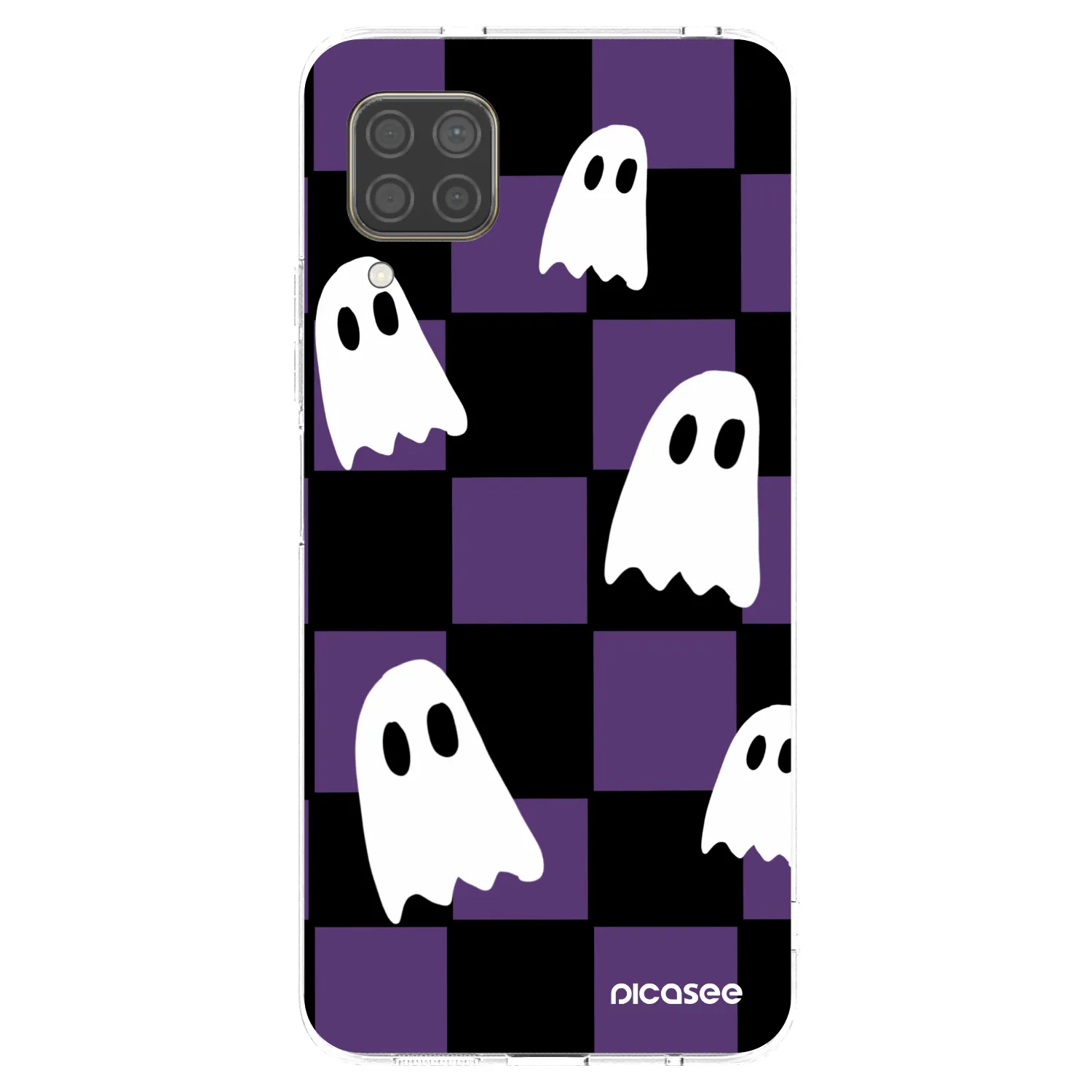 Picasee silikónový prehľadný obal pre Huawei P40 Lite - Ghosts