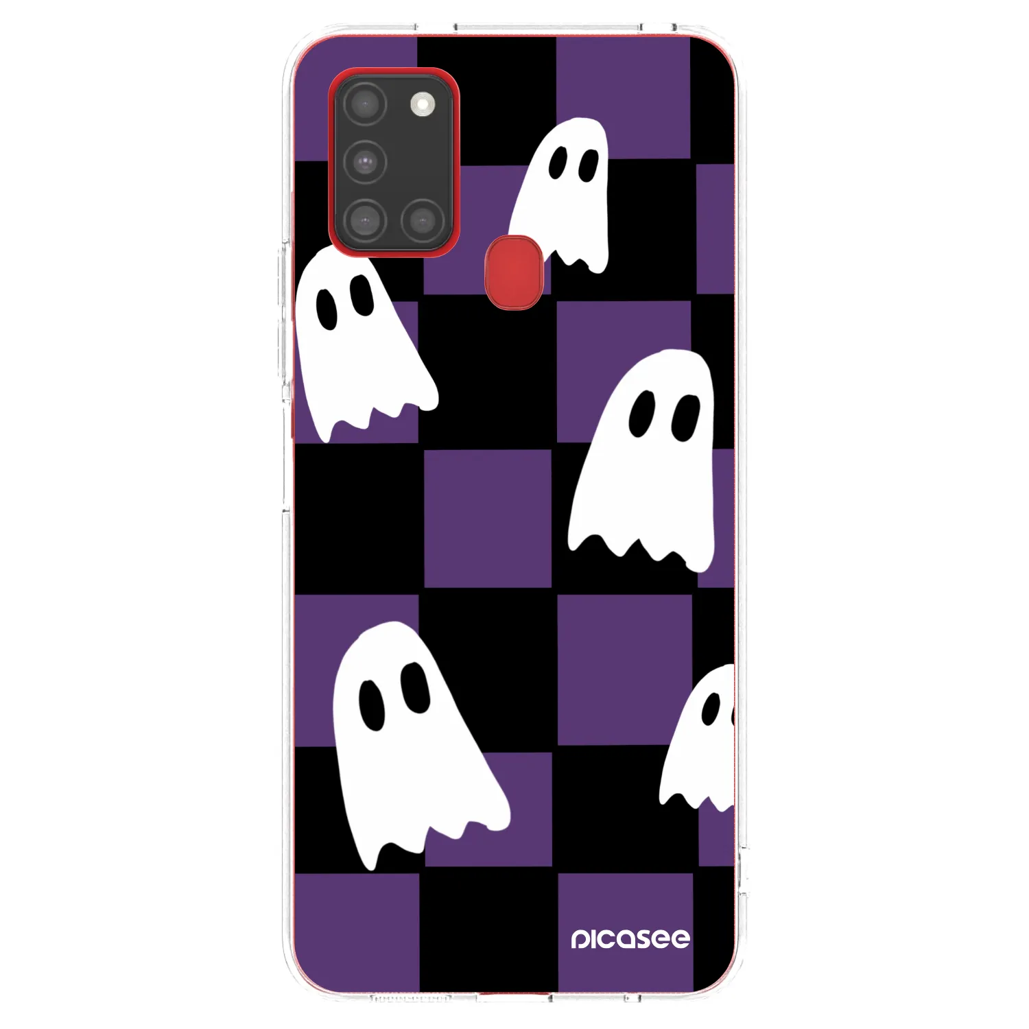 Picasee silikónový prehľadný obal pre Samsung Galaxy A21s - Ghosts