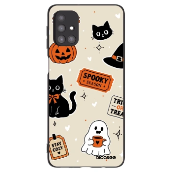 Obal pre Samsung Galaxy M31s - Halloween stickers