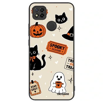 Obal pre Xiaomi Redmi 9C - Halloween stickers