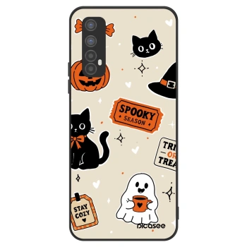 Obal pre Realme 7 - Halloween stickers