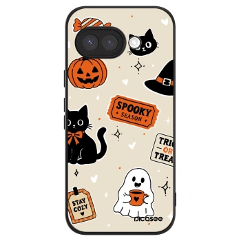 Obal pre Google Pixel 9a - Halloween stickers