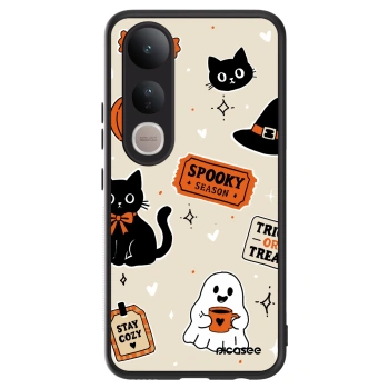 Obal pre Vivo V50 Lite 5G - Halloween stickers