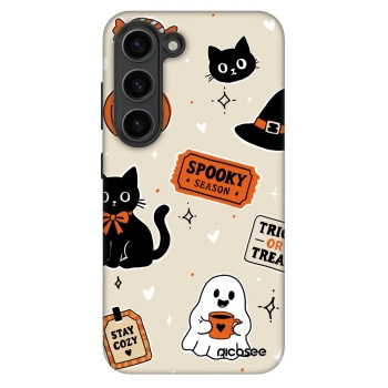 Obal pre Samsung Galaxy S23+ 5G - Halloween stickers