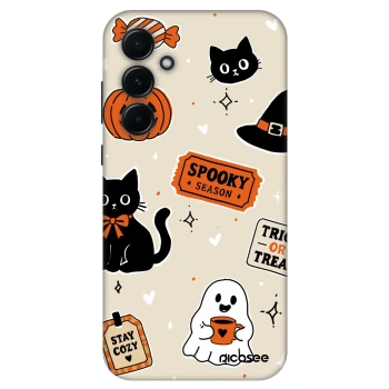 Obal pre Samsung Galaxy A55 5G A556B - Halloween stickers