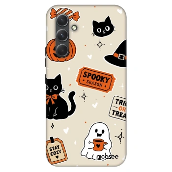 Obal pre Samsung Galaxy A54 5G A546B - Halloween stickers