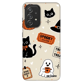 Obal pre Samsung Galaxy A52s 5G A528B - Halloween stickers
