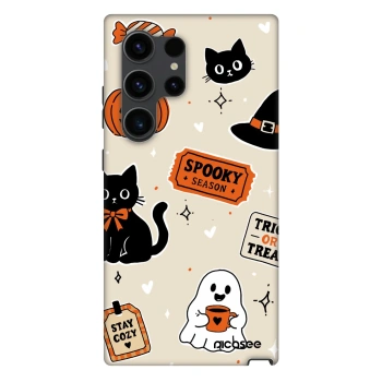 Obal pre Samsung Galaxy S24 Ultra S928B 5G - Halloween stickers