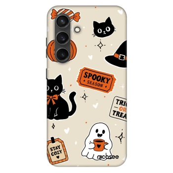 Obal pre Samsung Galaxy S24+ S926B 5G - Halloween stickers