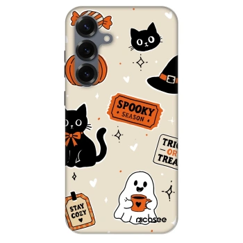 Obal pre Samsung Galaxy S25+ 5G - Halloween stickers