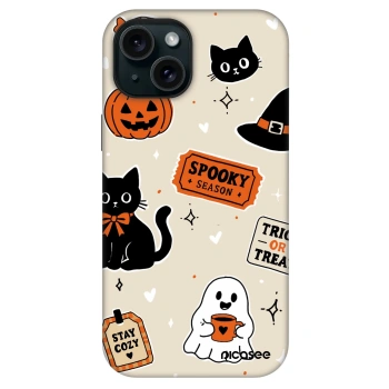 Obal pre Apple iPhone 13 - Halloween stickers