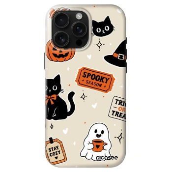Obal pre Apple iPhone 16 Pro Max - Halloween stickers
