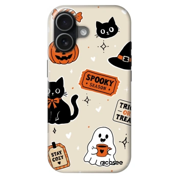 Obal pre Apple iPhone 17 - Halloween stickers