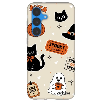 Obal pre Samsung Galaxy S25 FE 5G - Halloween stickers