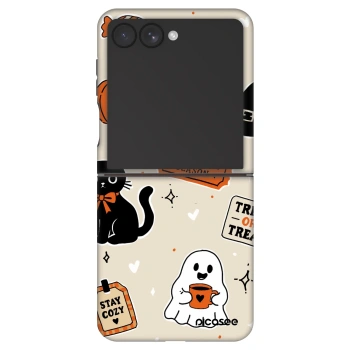 Obal pre Samsung Galaxy Z Flip7 5G - Halloween stickers