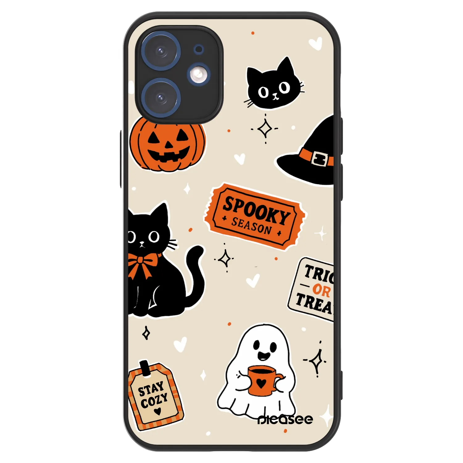 Picasee ULTIMATE CASE pro Apple iPhone 12 mini - Halloween stickers